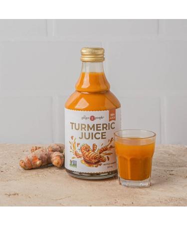 Fiji Turmeric Juice by The Ginger People - 237ml Glass Bottle - Pack of 6 Turmeric 39.5 ml (Pack of 6) - Buy Online on GoSupps.com