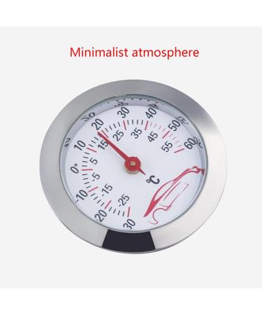 Sakeiou Mini Car Thermometer -30 to 60 | 43mm Round Dial Analog Temperature Tester for Vehicles - Buy Online on GoSupps.com