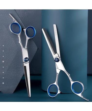 YHANNI Professional 10-Piece Stainless Steel Hair Cutting Shears Set for Barber Salon and Home Use-Includes Thinning Scissors for Men Women Kids and Adults - Buy Online on GoSupps.com