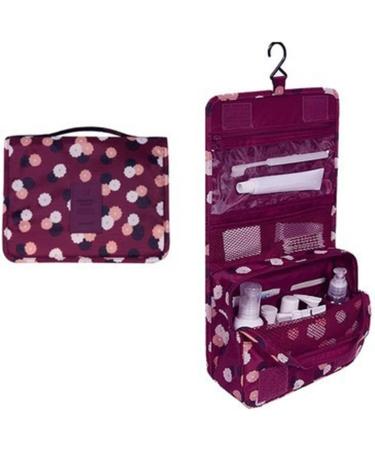 Travel Hanging Toiletry Wash Bag Organizer Waterproof Cosmetics Storage (Dark Blue) - Buy Online on GoSupps.com