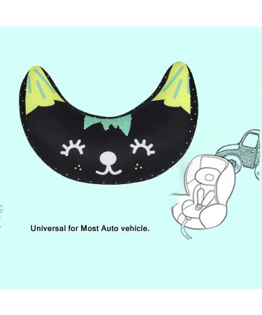 Kids Car Seat Belt Cover - Soft Cushioned Shoulder Pad for Safety & Comfort | Universal Fit Travel Pillow & Neck Support for Children | Black - Buy Online on GoSupps.com