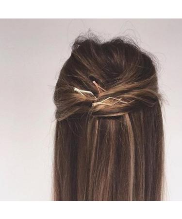 Kitsch Decorative Mini Bobby Pins - Fashion Metal Hair Pins for Women - Blonde & Thick Hair Bobby Pins - 3 pcs Diamond Set - Buy Online on GoSupps.com
