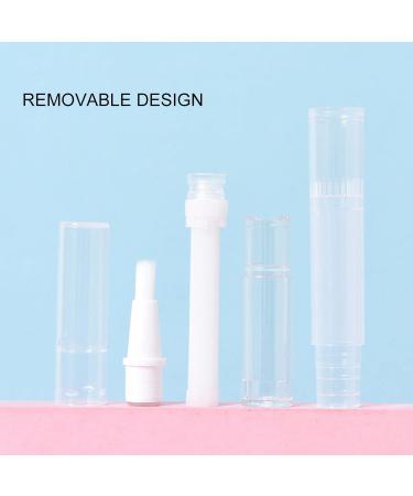 3PCS Reusable Cuticle Oil Pens - 2.5ml Transparent Twist Refillable Nail Polish Bottles with Brush Tip for Eyelash Growth - Cosmetic Containers - Buy Online on GoSupps.com