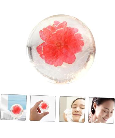 minkissy Transparent Soap Face Cleanser Soap Cleaning Solid Soap Body Cleaning Care Soap Scented Soap Facial Cleaning Soap Skin Cleanser Soap Flowers Acid Soap Essence Etc. - Buy Online on GoSupps.com
