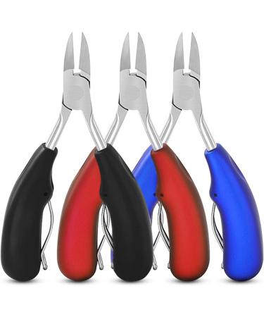 1pc Beauty Sharp Curved Paronychia Remover Nail Scissors Manicure Toes Dead Skin Pliers Trimming Nail Clipper Nipper A-Red - Buy Online on GoSupps.com