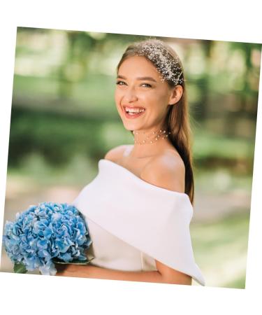 DOITOOL Braided Pearl Hair Comb Pearl Bridal Headpiece Diamond Headpiece Comb Clip for Decoration Rhinestone Barrettes Styling Comb Tiara Bridal Hair Comb White Wedding Bride Abs Hair up - Buy Online on GoSupps.com