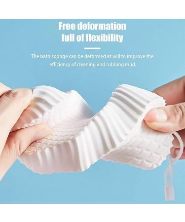 Superpeeler Dead Skin Sponge - Body Magic Bath Sponge (White Blue) | Fitmedify - Buy Online on GoSupps.com