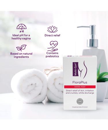 Multi-Gyn FloraPlus: 5 Disposable Tubes, Prebiotic Vaginal Fungus Gel for Yeast Symptoms - Buy Online on GoSupps.com