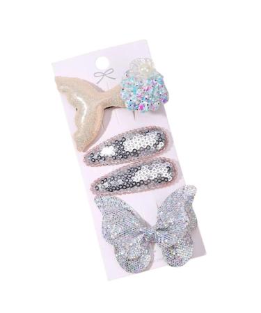 New 2025 Fresh Set Flower Printe Sweet Butterfly Hairpins Bb Hair Bangs Clips Barrettes New For Fashion Accessories Headwear Jewelry Fashion Accessories Creative Gift