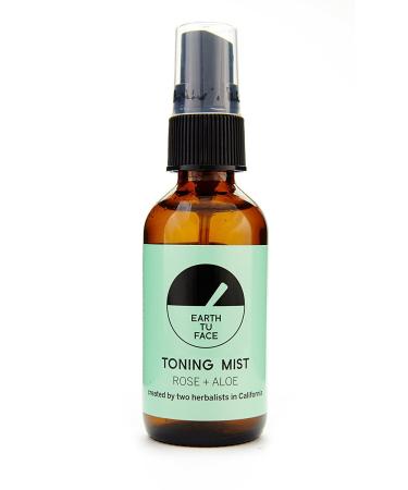 Earth tu Face - Organic Rose + Aloe Toning Mist (2 oz/59 ml)
