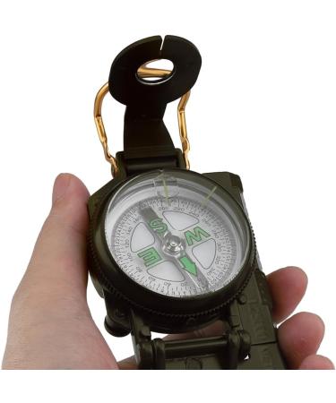 Compass Outdoor | Durable Aluminum Alloy Compass for Hunting Hiking & Camping Adventures - Buy Online on GoSupps.com
