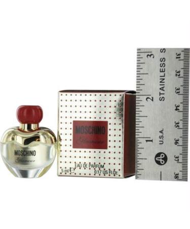 MOSCHINO GLAMOUR by Moschino for WOMEN: EAU DE PARFUM .17 OZ MINI (note minis approximately 1-2 inches in height)
