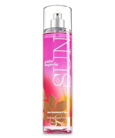 Bath & Body Works Golden Magnolia SUN Fine Fragrance Mist 8 Fl Oz / 236 Ml