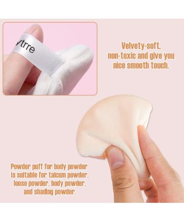 Rytrre 12 Pieces Triangle Powder Puff Set - Soft Velour Makeup Sponges for Loose Powder & Foundation - Stocking Stuffers Gift for Women - Black and Pink - Buy Online on GoSupps.com