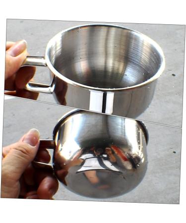 3pcs Stainless Steel Shaving Bowl Set - Perfect Gift for Men | Round Shaving Accessories - Buy Online on GoSupps.com