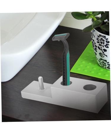 PopetPop 3 STK Razor Base Electrician - Manual Shaver Holder & Stand for Men | Bathroom Shaver Organizer - Buy Online on GoSupps.com