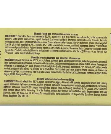 Mulino Bianco Baiocchi Biscuits (6x56g) - PACK OF 2 - Buy Online on GoSupps.com