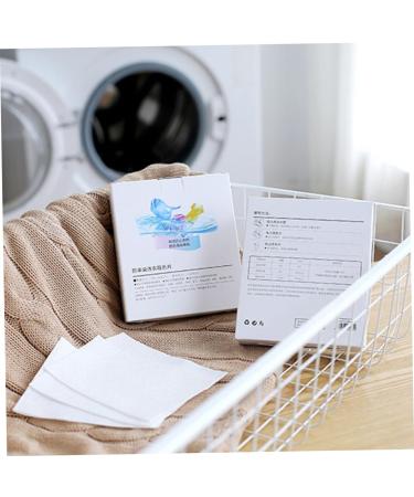 Sosoport 72 Pcs Color Catcher Laundry Grabber Stain Clothes Dye Eraced Stain Remover Home Laundry Dye for Clothes Spot Cleaner Wipeoff Paper for Washing Clothes Wash and Care Confetti - Buy Online on GoSupps.com