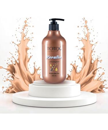  Totex TOTEX Premium Keratin Shampoo 500ml | Unisex Premium Hair Care Rapid Damage Repair - Buy Online on GoSupps.com