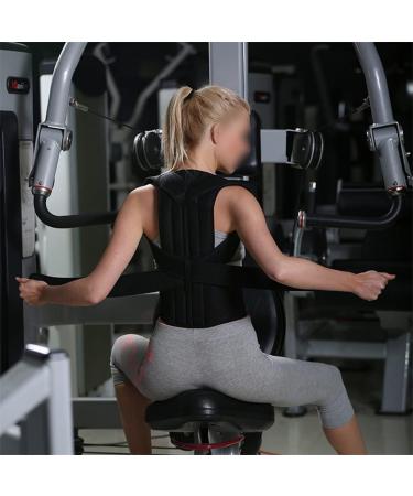 Alloy Bar Posture Corrector - Adjustable Shoulder & Back Brace for Clavicle Support - Slouching & Hunching Trainer (L Code - Buy Online on GoSupps.com