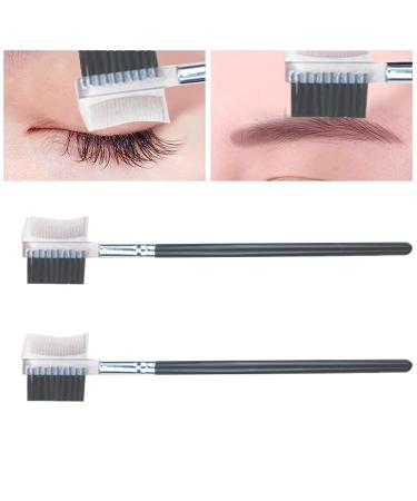 Swysgs 2-in-1 Eyelash & Brow Brushes Set - Double-Sided Eyebrow Comb & Eyelash Separator Tool for Women | Essential Makeup Accessories - Buy Online on GoSupps.com
