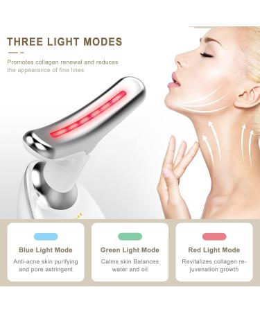 Coobes EMS Facial Massage Device - Anti-Fold & Neck Tightening | 3 LED Modes for Radiant Skin - Buy Online on GoSupps.com