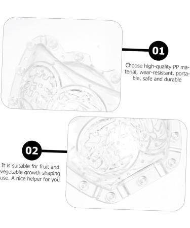 SUPVOX 2pcs Reusable Shaped Forming Yard for Ingot Shaping Garden Transparent Ingot-Shaped - Buy Online on GoSupps.com