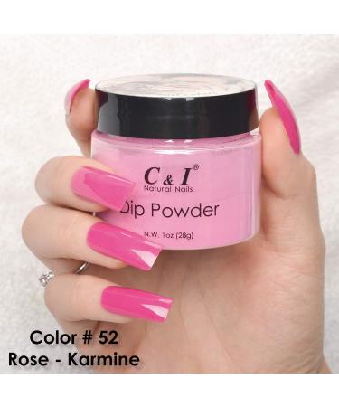 C & I Dip Powder Color No.052 Rose-Karmine Red Color System - Buy Online on GoSupps.com