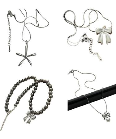 Oralgo Adjustable Silver Loop Trailer Choker Necklace for Women & Girls - Simple Collarbone Jewelry - Buy Online on GoSupps.com