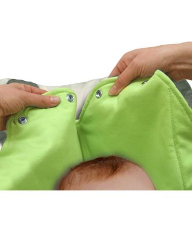 Wallaboo Baby Blanket Fleur 100% Cotton | Green | 85 x 85 cm | Supersoft for Pram Moses Basket Crib Car Seat Travel | Newborn to 10 months - Buy Online on GoSupps.com