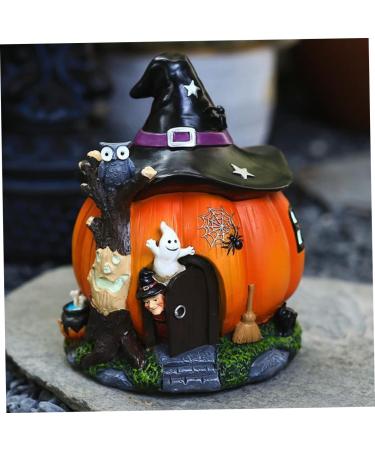 Garden Decoration Halloween Statue Resin Glowing Witch Ornament Waterproof Halloween Decoration Garden Outdoor/3245 1 - Buy Online on GoSupps.com