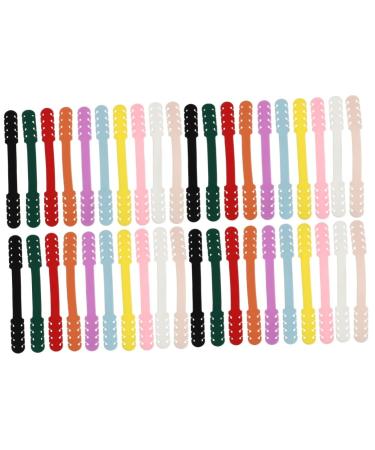 Clispeed 40 pc hook mask cord buckle buckle to extend the mask rope mask ear rope buckle masking buckle tab connect mask belts 1.9x14.5cmx2pcs