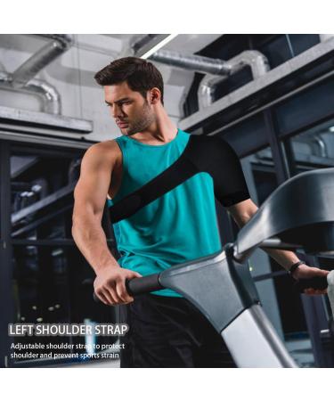 FERCAISH Adjustable Shoulder Brace for Sports & Sleeping | Chronic Tendinitis Relief | Breathable Protective Gear (L - Buy Online on GoSupps.com