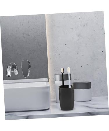 Minkissy 18STK Toothbrush Set for Kids | Oral Hygiene & Prosthesis Cleaning Brush with Dental Floss | Microbursten Hard Bristle Wavy Style | Travel & Household Use | Charcoal PP - Buy Online on GoSupps.com