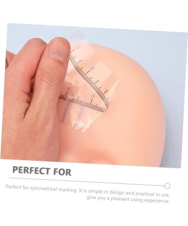 GLEAVI 10pcs Tools Brow Template Measuring Ruler Measuring Tool Shape Sticker Drawing Tool Disposable - Buy Online on GoSupps.com