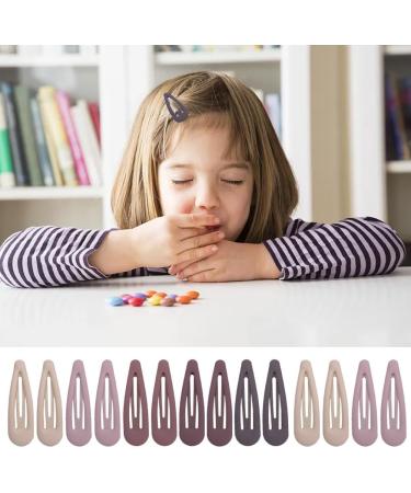 30 Cute Matte Hair Clips for Girls | Multi-Colored Hair Accessories with Box | Perfect for Fine & Thick Hair - Buy Online on GoSupps.com