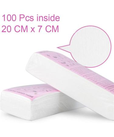 Toyfun 500 Pcs Paper Waxing Wax Strips Hair Removal Wax Strips for Facial Leg Body Hair Removal Depilatory Paper Large Professional Non-woven 7.67 x 2.56 (20 x 7 cm) - Buy Online on GoSupps.com