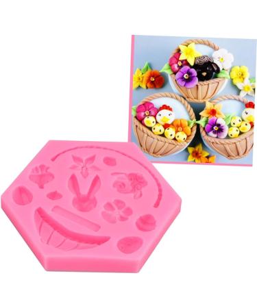 NAMOARLY Set Easter Cooking Supplies DIY Baking Cake Ice Cube Trays Cartoon Shape Easter Cookie Mould Silicone Fondant Easter Party Favor Supplies Nonstick Gummy Molds Candy Chocolate medium Pink - Buy Online on GoSupps.com