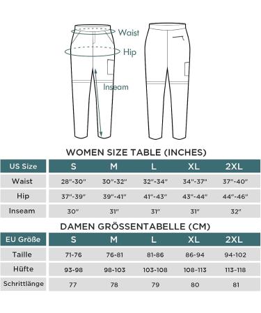 Wespornow Women's Convertible Hiking Pants | Quick Dry Cargo Pants for Camping, Travel, Outdoor Activities | Dark Grey, X-Large - Buy Online on GoSupps.com