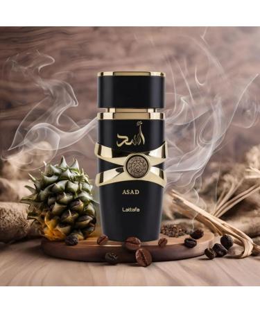 LATTAFA Asad Asad Zanzibar & Asad Bourbon EDP Sprays 100ML (3.4 OZ) A Trio Of Bold Spicy & Warm Scents That Blend Sophistication With A Daring Edge. (ASAD SIGNATURE TRIO) - Buy Online on GoSupps.com