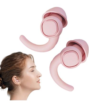 Earplugs for Snoring Blocking | Reusable Ear Plugs for Sleeping - Portable Calm Ear Plugs for Travel Sleep Noise Sensitivity Meditation Lvtfco Light Pink - Buy Online on GoSupps.com
