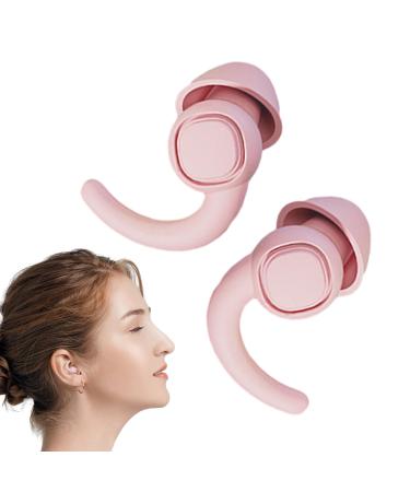 Earplugs for Snoring Blocking - Noise Cancelling Ear Plugs for Sleeping Noise Cancelling Calm Ear Plugs with Storage Box Dudok Light Pink