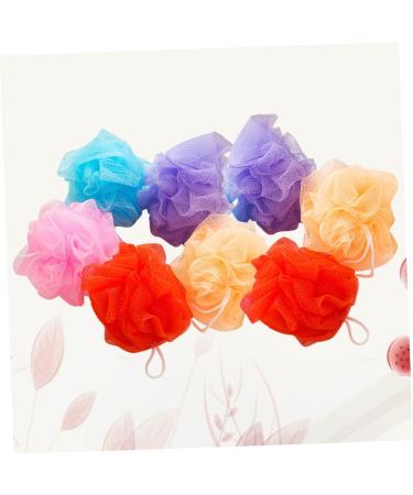 Shop Healeved 8pcs Mesh Bath Balls - Bulk Shower Loofahs & Poufs for Luxurious Exfoliation | International Shipping Available - Buy Online on GoSupps.com