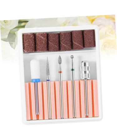 POPETPOP 1 Set Nail Grinding Head Gel Polish Remover Drill Bit Manicure Drill Bits Nail Bits Nail Art Equipment Nail File Bits Acrylic Nail Tools Nail Drill Bits Electric Accessories 6.5x5.5cm Pink - Buy Online on GoSupps.com