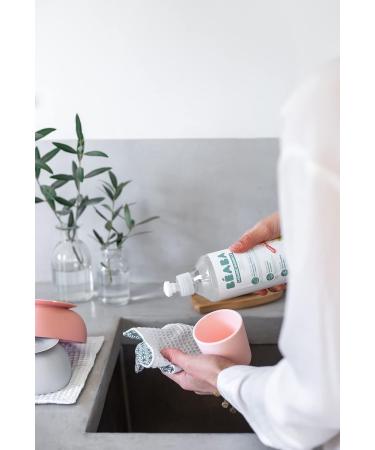 B aba Natural Baby Bottle & Dishwashing Detergent - 100% Biodegradable Perfume-Free 2x500ml Pack - Safe for Babies - Buy Online on GoSupps.com