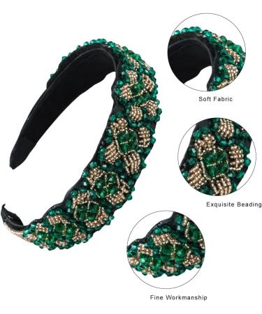 scicent Headbands for Women's Hair Fashion Hair Bands for Party Baroque Head Band Vintage Crystal Hairband Wide Hair Accessories for Ladies Elegant Head Hoop for Daily Wearing - 26019 - Buy Online on GoSupps.com