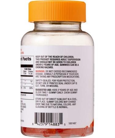 Amazon Brand Mama Bear Vegan Kids Vitamin C Gummies - 60 count, 125mg per Gummy for Immune Health - Buy Online on GoSupps.com