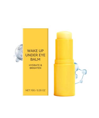 BATUREL Eye Balm Stick Wake Up Under Eye Cream Dark Circles and Smooth Fine Lines Puffiness and Fine Lines Smooth the Eye Area Non-Greasy Balm 0.35 Oz