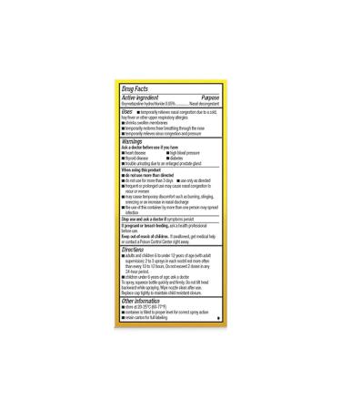 Dristan 12-Hour Nasal Spray 0.50 oz - Pack of 8 | Fast-Acting Relief - Buy Online on GoSupps.com