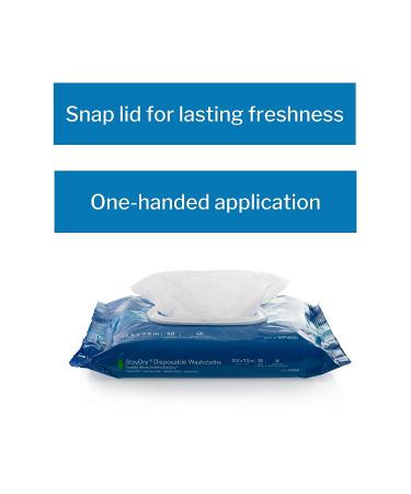Mckesson StayDry Adult Disposable Wipes with Aloe - 600 Total Count, Alcohol-Free, Incontinence Care - Buy Online on GoSupps.com